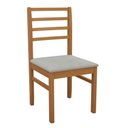 Ver imagem 4 de Conjunto Sala de Jantar Elisa em Madeira Maciça 6 Cadeiras Boucle Cinza