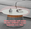 Ver imagem 2 de Tampo Laqueado Branco Diâmetro 50 Cm com Vidro