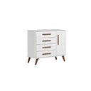 Ver imagem 4 de Comoda Sapateira Infantil 1 Porta 4 Gavetas Branco 3825 Qmovi