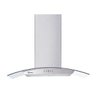 Coifa Ilha Gallant Milano Vidro Curvo Inox 90cm 220V - 2