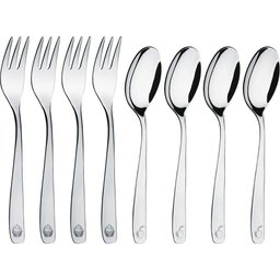 Conjunto de Talheres para Sobremesa Tramontina em Aço Inox La Pasticceria 8 peças - 1 Conjunto de Talheres para Sobremesa Tramontina em Aço Inox La Pasticceria 8 peças - 1