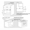Ver imagem 4 de Forno Elétrico de Embutir Grill Inox Preto 50L Built 220V
