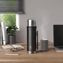 Ver imagem 2 de Garrafa Térmica 1 Litro Preta Electrolux - Sense To Go