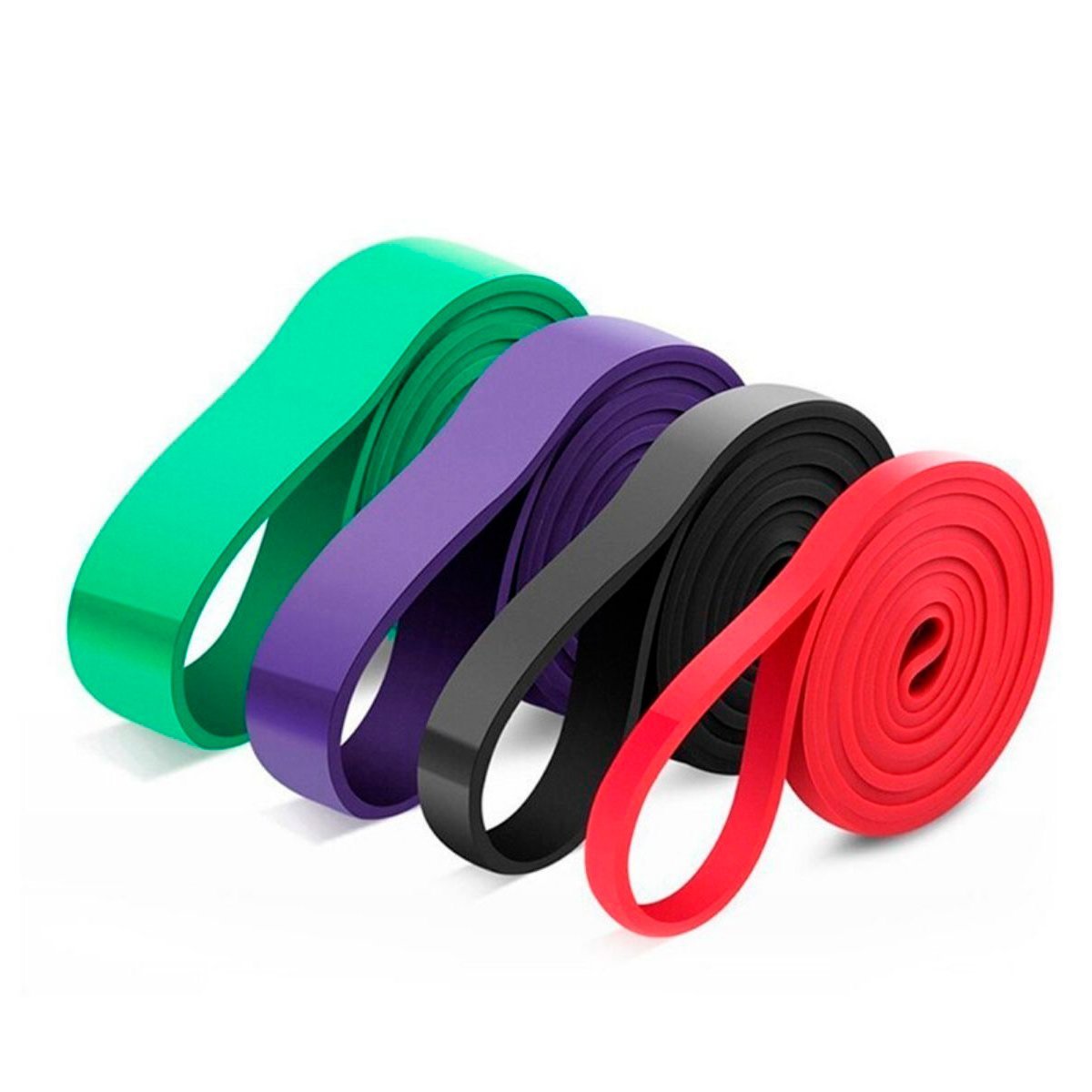 Kit 4 Faixas SuperBand Elastico Borracha Forte CrossTraining - 3