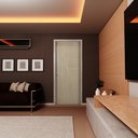 Ver imagem 6 de Kit Porta de Madeira Decorada 215x74cm com Batente de Mdf Ultra 12cm Cantareira Mgm