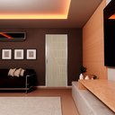 Ver imagem 5 de Kit Porta de Madeira Decorada 215x84cm com Batente de Mdf Ultra 12cm Cantareira Mgm