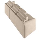Ver mais imagens de Sofá Cama para Sala de Estar 3 Lugares 236cm Montserrat K01 Linho Bege - Lyam Decor