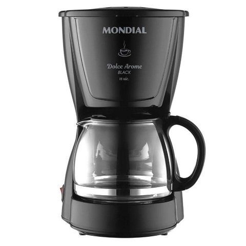 Cafeteira Elétrica Mondial Dolce Arome 18 Xícaras 550w Preto - 220v