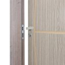 Ver imagem 4 de Kit Porta de Madeira Decorada 215x74cm com Batente de MDF Ultra 12cm Gaúcha MGM Abertura Esquerda Ma