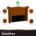 Ver imagem 5 de Cabeceira Casal Queen Size Estofada para Cama Box Ayla Veludo