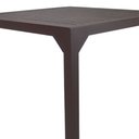 Ver imagem 2 de Mesa Quadrada Haiti 60cm Tampo Ripado em Alumínio Cozinha Edícula Trama Original