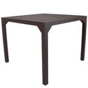 Ver imagem 1 de Mesa Quadrada Haiti 60cm Tampo Ripado em Alumínio Cozinha Edícula Trama Original