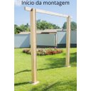 Ver imagem 6 de Pergolado de Madeira 2,90x2,90 Metros - Modelo Cabernet Sauvignon - Pensemadeiras - Única Único