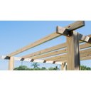 Ver imagem 2 de Pergolado de Madeira 2,90x2,90 Metros - Modelo Cabernet Sauvignon - Pensemadeiras - Única Único