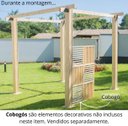 Ver imagem 7 de Pergolado de Madeira 2,90x2,90 Metros - Modelo Cabernet Sauvignon - Pensemadeiras - Única Único