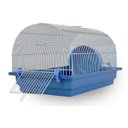 Ver imagem 1 de Gaiola Hamster N209 Pequena Zincada Prata Fundo Azul