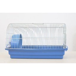 Gaiola Hamster N209 Pequena Zincada Prata Fundo Azul - 2