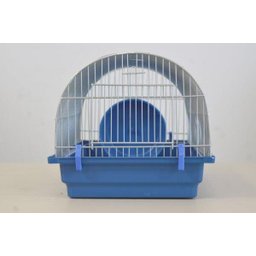 Gaiola Hamster N209 Pequena Zincada Prata Fundo Azul - 3