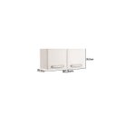 Ver imagem 5 de Armario Multiuso Lavanderia Cozinha Aço Branco - Aço 80 cm 2 Portas - Branco
