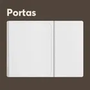Ver imagem 4 de Armário Aéreo de Aço 3 Portas Vidro Evidence Bertolini Branco