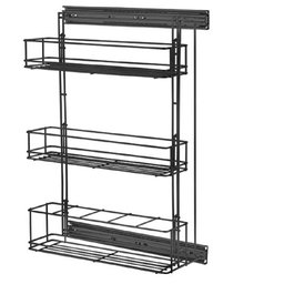 0181-porta Garrafa Triplo Lateral Preto - Schmitt-trilho Telescopico - 1