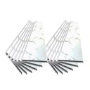 Ver imagem 2 de Kit 12 barras Forro Teto Leve Base de Polímero Pead Calacatta 295cm X 25cm x 0,7cm de Espessura Formaco Decor