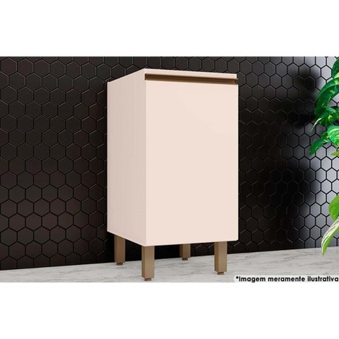 Balcão de Cozinha Connect 1 Porta S/tampo 40x52x81cm Off White - Henn