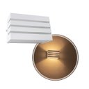 Ver imagem 1 de Arandela Frisada Luminária Branca para Muro Parede Externa G9 St548