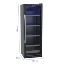Ver imagem 3 de Cervejeira Venax Blue Light 200 Preto Fosco 209l 127v