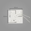 Ver imagem 5 de Kit 3 arandela 1 facho marrom + 3 lâmpadas led g9 3000k branco quente st653