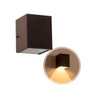 Ver imagem 1 de Kit 3 arandela 1 facho marrom + 3 lâmpadas led g9 3000k branco quente st653
