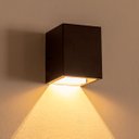 Ver imagem 4 de Kit 3 arandela 1 facho marrom + 3 lâmpadas led g9 3000k branco quente st653