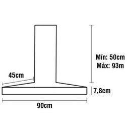Coifa Parede Slim Nardelli Vidro Curvo Inox 90cm 127V - 5