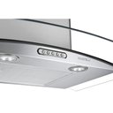 Ver imagem 2 de Coifa Parede Slim Nardelli Vidro Curvo Inox 90cm 127V