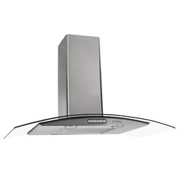 Coifa Parede Slim Nardelli Vidro Curvo Inox 90cm 127V - 1
