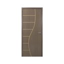 Ver imagem 1 de Kit Porta de Madeira Decorada 215x94cm com Batente de MDF Ultra 16cm Cantareira MGM Abertura Direita