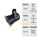 Ver imagem 2 de Spot de Sobrepor Cênico Par 30 - Preto - 2552-3