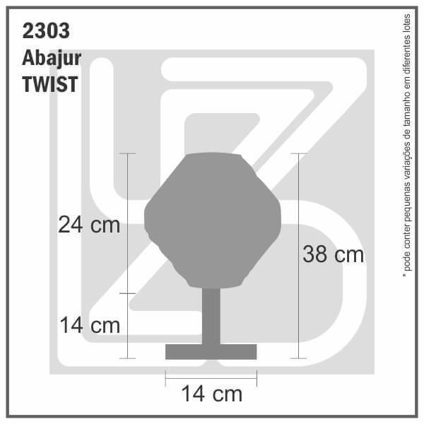 Abajur Twist - 2303 - 2