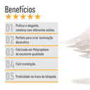 Ver imagem 4 de Lustre Pendente Lotus - 2304 - Desmontada