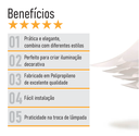 Ver imagem 4 de Lustre Pendente Lotus - 2304 - Desmontada
