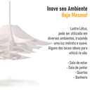 Ver imagem 5 de Lustre Pendente Lotus - 2304 - Desmontada