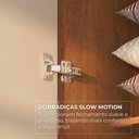 Ver imagem 6 de Guarda-Roupa Casal com Espelho 6 Portas e 6 Gavetas Multimóveis Crnvh-GRP137 Cinamomo/Bege
