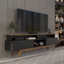 Ver imagem 4 de Rack para Tv até 70 Polegadas 2 Gavetas Grécia 180cm