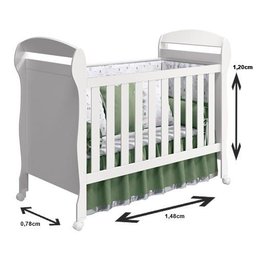 Quarto Infantil com Cômoda Livia e Berço Danny Branco Brilho - Phoenix Baby/reller Móveis - 2 Quarto Infantil com Cômoda Livia e Berço Danny Branco Brilho - Phoenix Baby/reller Móveis - 2