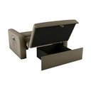 Ver imagem 4 de Sofá Cama Daiane 2 Lugares com Baú Veludo Maserati Capuccino Matrix