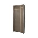 Ver imagem 2 de Kit Porta de Madeira Decorada 215x84cm com Batente de MDF Ultra 12cm Mantiqueira MGM Marrom/Carvalho