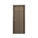Ver imagem 1 de Kit Porta de Madeira Decorada 215x84cm com Batente de MDF Ultra 12cm Mantiqueira MGM Marrom/Carvalho