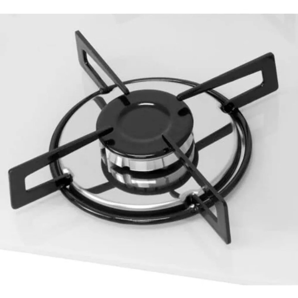 Cooktop 5 Bocas Ultra Chama Marmore Branco Bivolt Chamalux - 5