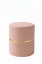 Ver imagem 1 de Kit Puff Cinta no Meio Dourada , Cor Rosa Veludo