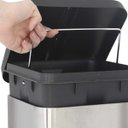 Ver imagem 2 de Lixeira Quadrada Com Pedal 6 Litros Jaspe - MOR 8232